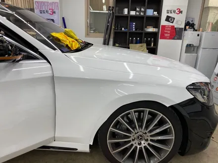 벤츠 S클래스 S450 전체랩핑 유광화이트_하남랩핑_미사랩핑_구리랩핑_남양주랩핑_강동랩핑 / 하남 풍산동