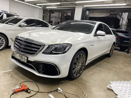 W222 S클래스 랩핑 사고차 보험처리 재시공 / 하남 풍산동