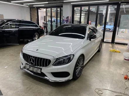 C43amg 쿠페 루프스킨, 사이드미러커버 포인트랩핑_덕소랩핑_다산랩핑_구리랩핑_위례랩핑_강동랩핑_마석랩핑 / 하남 풍산동