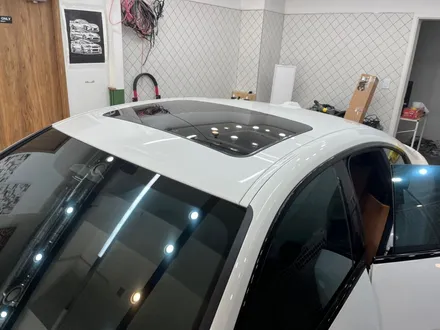 하남 DK아지트 BMW i4 고광택 LB필름 피아노블랙  랩핑 루프스킨시공_고광택필름_LB필름시공_남양주루프스킨_강동루프스킨 / 하남 풍산동