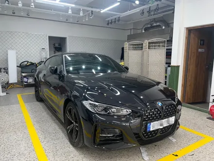 하남 BMW 4시리즈 전면 그릴 랩핑시공_미사랩핑_남양주랩핑_강동랩핑 / 하남 풍산동