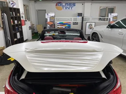 SL63AMG 사틴화이트펄 전체랩핑_서울랩핑_하남랩핑_미사랩핑_구리랩핑_남양주랩핑_덕소랩핑_강동랩핑_다산랩핑 / 하남 풍산동