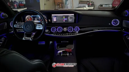 벤츠 S클래스 엠비언트 19년식 63AMG 송풍구 부메스터 시공으로 품격있게 / 구리, 남양주, 의정부, 양주
