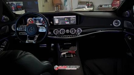 벤츠 S클래스 엠비언트 19년식 63AMG 송풍구 부메스터 시공으로 품격있게 / 구리, 남양주, 의정부, 양주