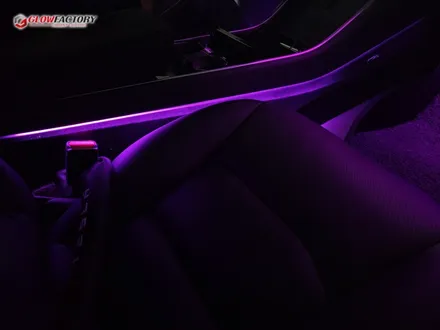 테슬라 모델3 실내 간접 엠비언트 기어라인 도트자국 없이 깔끔 / 구리, 남양주, 의정부, 양주