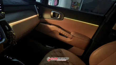 쏘렌토 MQ4 엠비언트 순정연동으로 레터링까지 시공했습니다 / 구리, 남양주, 의정부, 양주