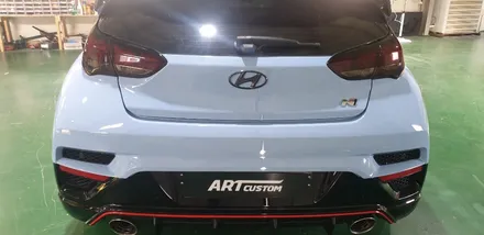 ★★벨로스터N 라이트필름 엠블럼 카본랩핑★★ 수원튜닝 오산튜닝 화성튜닝