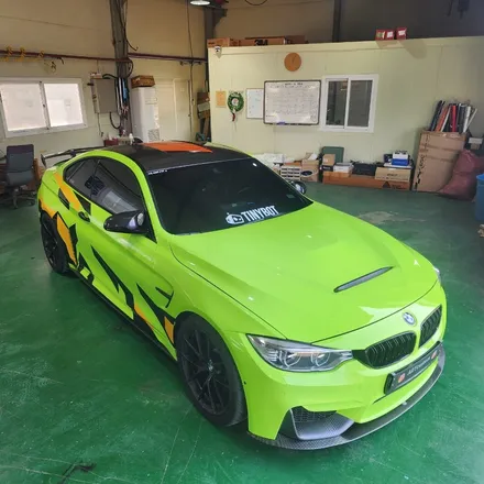 ★★BMW F82 M4 전체랩핑 시공★★