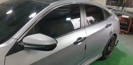 ★★혼다 시빅 크롬죽이기 랩핑 시공★★ 수원튜닝 오산튜닝 화성튜닝