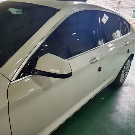 ★★ BMW 5gt 윈도우 크롬 죽이기 랩핑 시공★★ 수원 튜닝 오산 튜닝 화성 튜닝