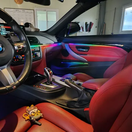 ★★ BMW 420D 레인보우 엠비언트 시공★★ 수원 튜닝 오산 튜닝 화성 튜닝