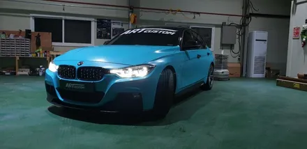 ★★BMW 320i 올랩핑시공★★ 수원튜닝 오산튜닝 화성튜닝