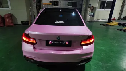 ★★ BMW 220D F22 타이니봇 체리핑크 전체랩핑★★ 수원 튜닝 오산 튜닝 화성 튜닝