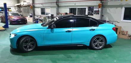 ★★BMW 320i 올랩핑시공★★ 수원튜닝 오산튜닝 화성튜닝