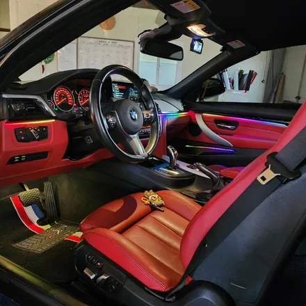 ★★ BMW 420D 레인보우 엠비언트 시공★★ 수원 튜닝 오산 튜닝 화성 튜닝