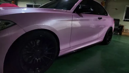 ★★ BMW 220D F22 타이니봇 체리핑크 전체랩핑★★ 수원 튜닝 오산 튜닝 화성 튜닝