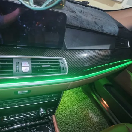 ★★ BMW 5gt 실내 카본랩핑&엠비언트 시공★★ 수원 튜닝 오산 튜닝 화성 튜닝