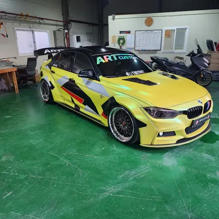 ★★ BMW F30 타이니봇전체랩핑★★ 수원 튜닝 오산 튜닝 화성 튜닝