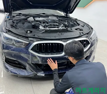 신차 PPF도 아트게라지에서! BMW M브랜드 탄생 50주년 기념 M850i xDrive 그란 쿠페 무광 전체 PPF 시공!! / 아트게라지(고등동/PPF전문점) / 성남 판교 수정구