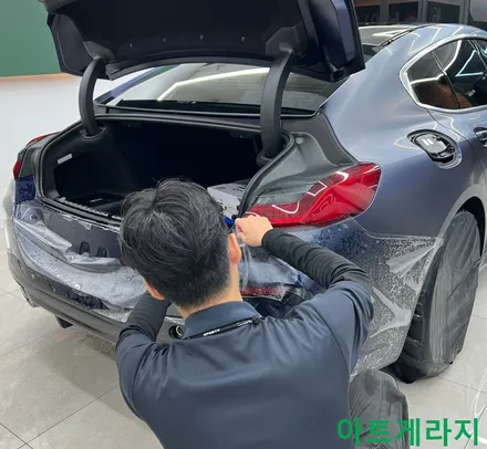 신차 PPF도 아트게라지에서! BMW M브랜드 탄생 50주년 기념 M850i xDrive 그란 쿠페 무광 전체 PPF 시공!! / 아트게라지(고등동/PPF전문점) / 성남 판교 수정구