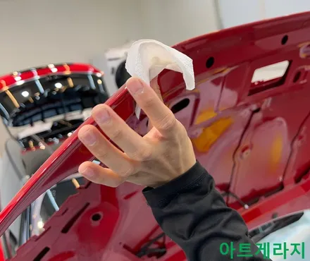 스톤칩 방지를 위한 미니 쿠퍼S 3도어 본넷, 헤드라이트, 사이드미러 PPF 시공 / 성남 아트게라지(고등동/PPF전문점) / 성남 판교 수정구