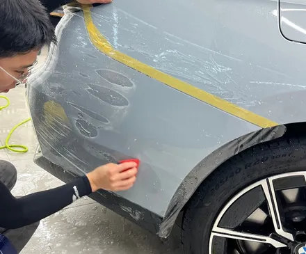 BMWI7 교통사고 PPF재시공, 보험처리로 부담없이 완벽복원! / 성남 판교 수정구