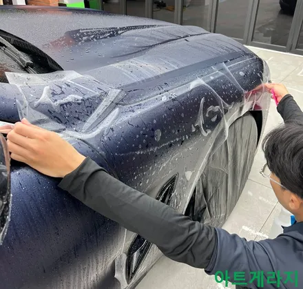 신차 PPF도 아트게라지에서! BMW M브랜드 탄생 50주년 기념 M850i xDrive 그란 쿠페 무광 전체 PPF 시공!! / 아트게라지(고등동/PPF전문점) / 성남 판교 수정구