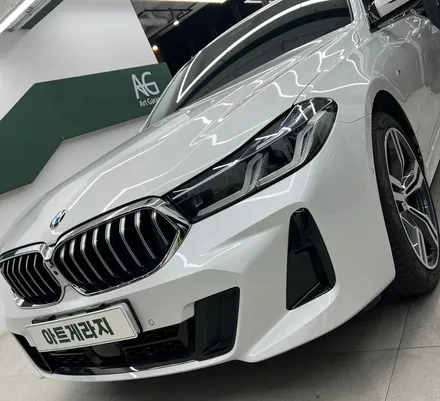 흰차 앞범퍼에 검은 돌빵들 너무 보기 싫어요! BMWPPF 6GT / 성남 판교 수정구