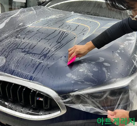 신차 PPF도 아트게라지에서! BMW M브랜드 탄생 50주년 기념 M850i xDrive 그란 쿠페 무광 전체 PPF 시공!! / 아트게라지(고등동/PPF전문점) / 성남 판교 수정구