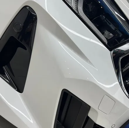 흰차 앞범퍼에 검은 돌빵들 너무 보기 싫어요! BMWPPF 6GT / 성남 판교 수정구