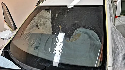 평택 썬팅 올뉴모닝 보라색 변색 및 후면 뽀글이 차량 전체 재시공 작업 후기