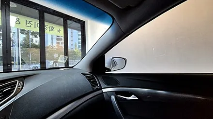 평택 썬팅 i40 보라색 변색 및 후면 뽀글이 차량 전체 재시공