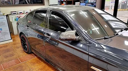 평택 썬팅 BMW 520d 차량 솔라가드 새턴 반사필름으로 전체 재시공 작업 후기