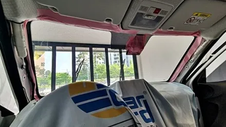 평택 썬팅 캐스퍼 전면 미시공 차량 썬팅 시공 작업후기