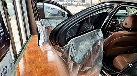 평택 썬팅 BMW 520d 차량 솔라가드 새턴 반사필름으로 전체 재시공 작업 후기