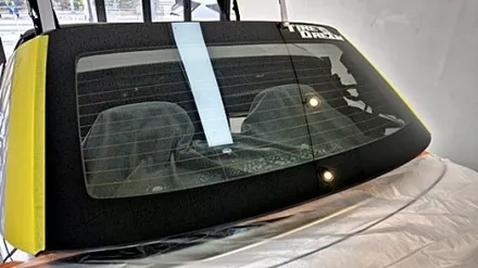 평택 썬팅 bmw 335i 컨버터블 후면 뽀글이 제거후 솔라가드 프리미엄 s-line으로 재시공