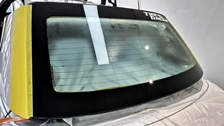 평택 썬팅 bmw 335i 컨버터블 후면 뽀글이 제거후 솔라가드 프리미엄 s-line으로 재시공