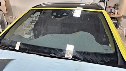평택 썬팅 벤츠e클래스 전면유리 교체후 솔라가드 프리미엄 제니스ir로 시공 후기