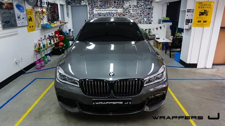 bmw 740d 세로그릴 부분랩핑 / 서울 마포구
