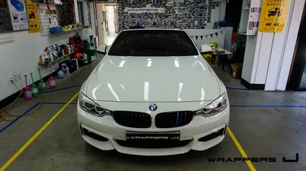 마포유리막코팅 : BMW 428i 라이트필름 유리막코팅 생활보호PPF / 서울 마포구