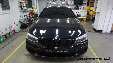 G30 BMW 530i 실내랩핑 매트릭스블랙 부분랩핑 / 서울 마포구