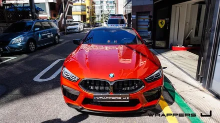 BMW M8 컴페티션 윈드쉴드, 앞유리보호필름 방탄필름 시공 / 서울 마포구