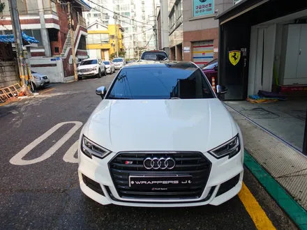 아우디 S3 루프스킨 스포일러랩핑 부분랩핑 / 서울 마포구