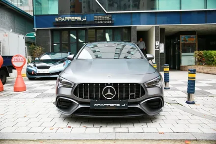 벤츠 CLA 45s 나이트패키지 서울 벤츠 크롬죽이기 크롬딜리트 / 서울 마포구