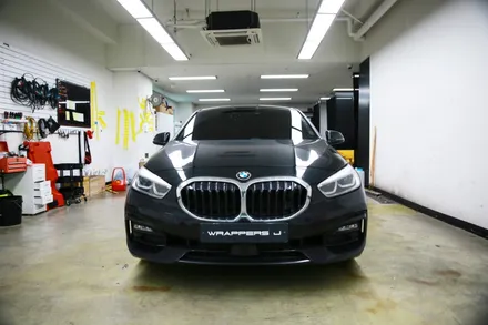 BMW 118d 크롬죽이기 크롬딜리트 서울 마포 자동차 부분랩핑 / 서울 마포구