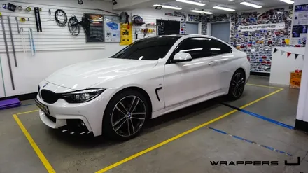 bmw 420d 루프스킨 그릴랩핑 안개등하단랩핑 프론트립랩핑 / 서울 마포구