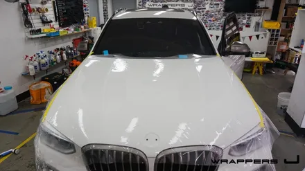 G01 BMW X3 본넷PPF, 생활보호ppf 실내랩핑 실내카본랩핑 / 서울 마포구