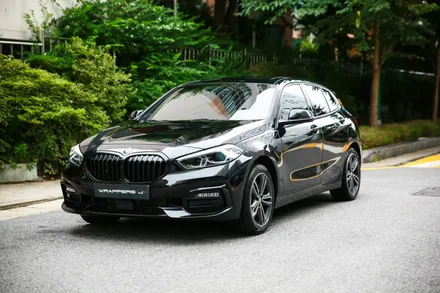BMW 118d 크롬죽이기 크롬딜리트 서울 마포 자동차 부분랩핑 / 서울 마포구