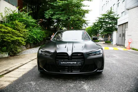 G80 BMW M3 전체랩핑 브루클린그레이 사틴블랙 랩핑 / 서울 마포구