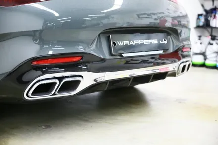 벤츠 SL63 AMG 크롬죽이기 눈물의여왕 나이트패키지 크롬딜리트 잘하는 랩핑샵 / 서울 마포구